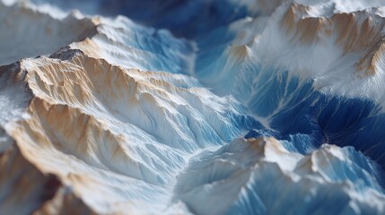Scientists analyzing 3D holographic maps of atmospheric changes caused by snowstorms, symbolizing innovation in climate technology, data visualization, and environmental research. cinematic color