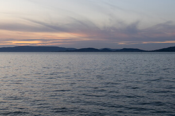 Calm evening over Lake Balaton