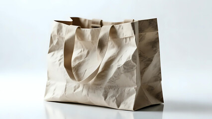A plain reusable shopping bag