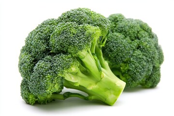 Broccoli Crown. Fresh Harvest with Vibrant Colours of Autumn Agriculture