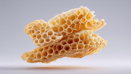 Abstract honeycomb fragment