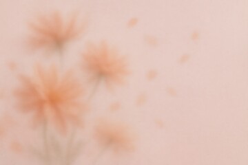 Fototapeta premium Soft dreamy floral blur with pastel tones and delicate petals