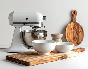 Kitchen Utensils on Neutral Background &ndash; Minimalist Product Shot