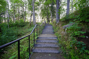 Kaali meteorite crater on the Estonian island of Saaremaa in the Baltic Sea