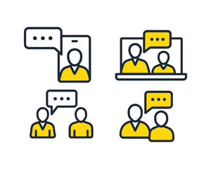 Online Consultation via Computer and Smartphone