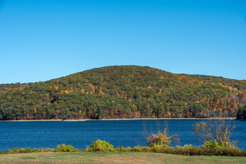 late autumn at the quabbin reservoir