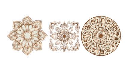 Boho chic vintage floral accents, perfect for adding a touch of free-spirited elegance to your designs, creating an inviting and visually appealing aesthetic