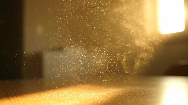 Dust Particles in Sunlight: A captivating display of dust particles dancing in the sun, creating an ethereal and atmospheric scene. A moment of visual wonder.
