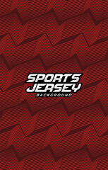 Red pattern line background for sport jersey design