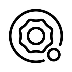 Astrometry Icon Vector Symbol Design Illustration