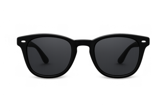 Black sunglasses, classic style eyewear protecting eyes from sun, accessory for summer fashion and clear vision