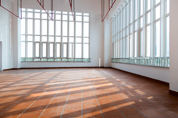 Interior view of modern empty office