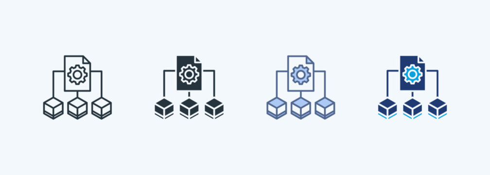 Redundant Infrastructure Multiple Style Icon Collection