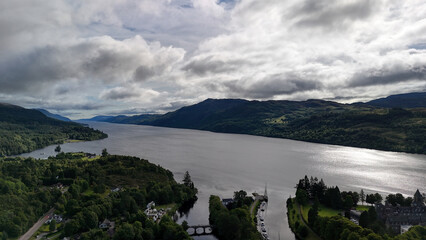 loch ness drone shot