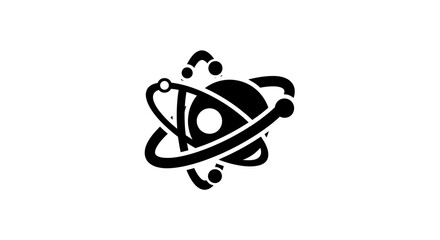 Atom Symbol Science Technology Concept.