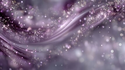 Obraz premium Lavender And Silver Christmas glow