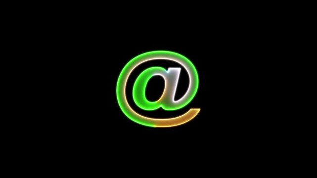 Accounts stroke icon glowing neon coloring animation on black screen. Personal accounts stroke icon.