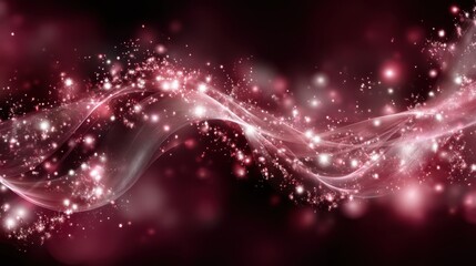 Crimson Red Christmas glow