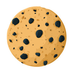 An EPS format illustration, vector, simple flat 2D icon, minimalist design, icon set, A Simple 2D vibrant Christmas cookies illustration isolated on a white background