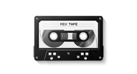 Obraz premium Retro Cassette Tape Mix Tape Vintage Audio Recording.