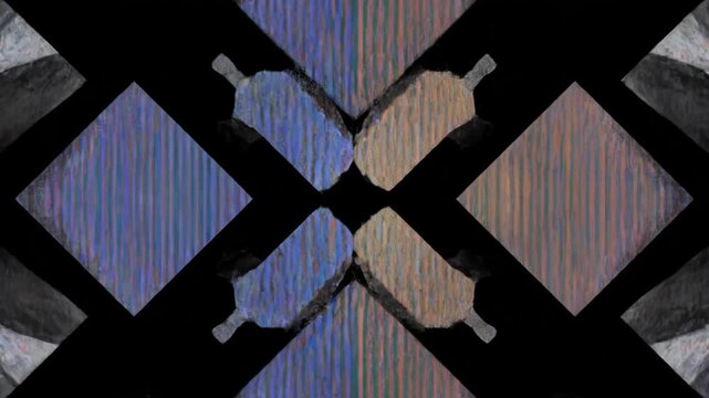 Abstract geometric pattern with pastel diamonds and textured background vector illustration