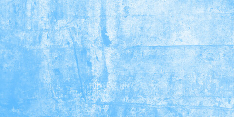 Abstract blue stone wall background. Pastel blue and white concrete stone texture. raster illustration watercolor stains background. Abstract creative blue painted Paper textured design template
