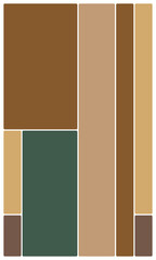 bento grid vector Abstract geometric block pattern earthy tones in a modern mosaic style perfect for backgrounds and contemporary 