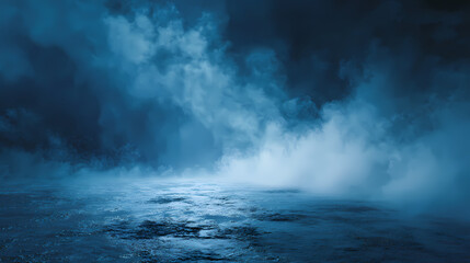 A mystical, cloudy atmosphere, creating a scene of mystery and awe