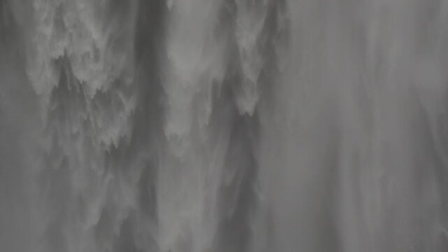 the waterfall and mountain in Iceland