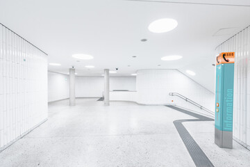 U-Bahn Station Dom/R&ouml;mer in Frankfurt am Main in Hessen 
