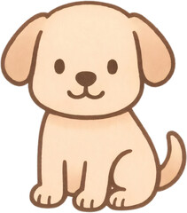Fototapeta premium Cute dog breeds. Cartoon puppies and doggy pet. Funny friendly animals characters. Happy corgi, doberman, dalmatian, pug, dachshund. Flat puppy vector, Modern dog icon in bold style. Generative ai