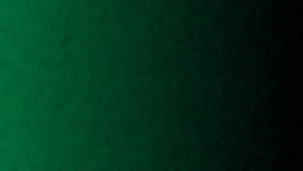 Elegant dark green polygonal background for presentations and graphic designs