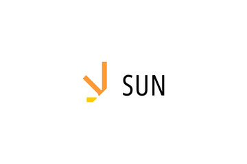 Sun template logo design solution