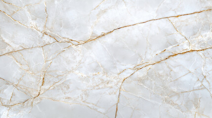 Fototapeta premium Luxurious white marble with gold accent veins showcases elegant clarity and sophistication