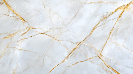 Luxurious white marble with gold accent veins, showcasing elegant clarity and sophistication