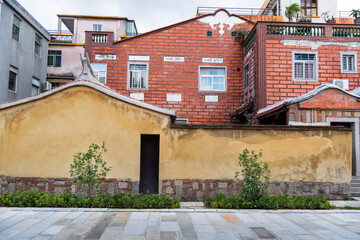 Chinese style brick house architecture