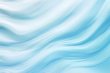 Naklejka premium Smooth light blue waves creating an elegant and modern abstract background