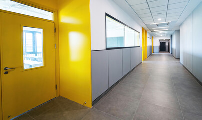 The corridor outside the classroom