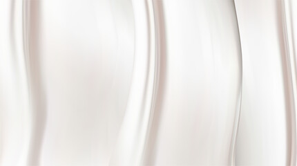 Obraz premium Background with abstract cream waves. Cream beige texture with liquid waves. Beige white texture with cream stripes. Skin care products. Flowing liquid cream.