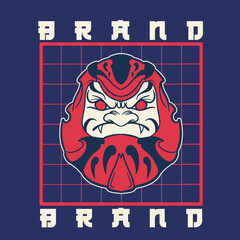 Premium Vector | Japanese festival cultural daruma	