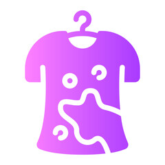 clothes gradient icon