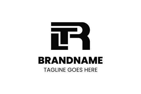 Letters LTR Monogram Logo, for LTR LRT TLR TRL RLT RTL initials