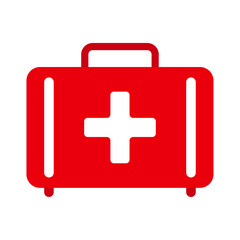 Obraz premium First Aid box icon vector illustration