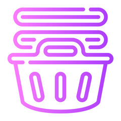 basket gradient icon