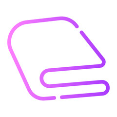 towels gradient icon