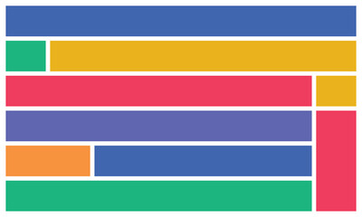 Abstract colorful rectangles background geometric shapes in bright colors modern vector design for presentations and web banners