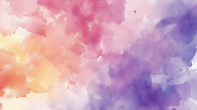 colorful watercolor background. purple and blue watercolor paper textured illustration for grunge design