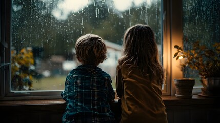 Kind läuft mit Drachen über Feld vor Bergkulisse im Abendlicht