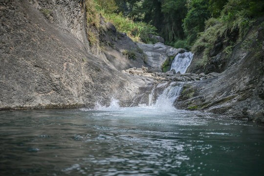 Beautiful Trails And River Tracing To Shuiyun Waterfall and Dashimen Waterfall Along Wenshui River, Taian, Miaoli, Taiwan