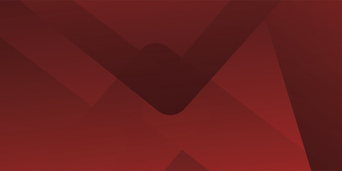 Abstract red background with glowing geometric lines. Modern red gradient square shape design. Futuristic technology concept. Suit for brochure, corporate, website, poster, banner, cover.